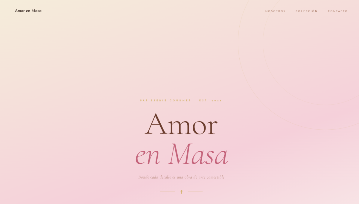 Amor en Masa — pastelería gourmet